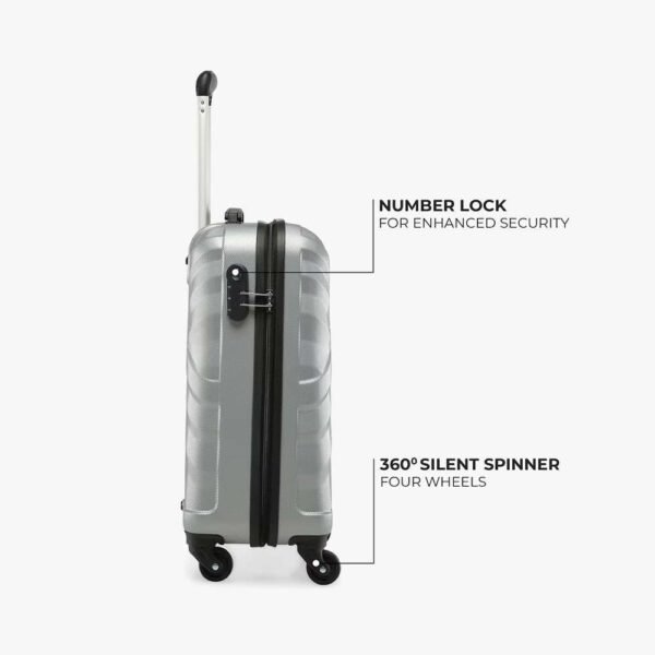Expandable Spinner Luggage Durable Lightweight Travel Suitcase