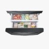 French Door Refrigerator with Freezer in Black