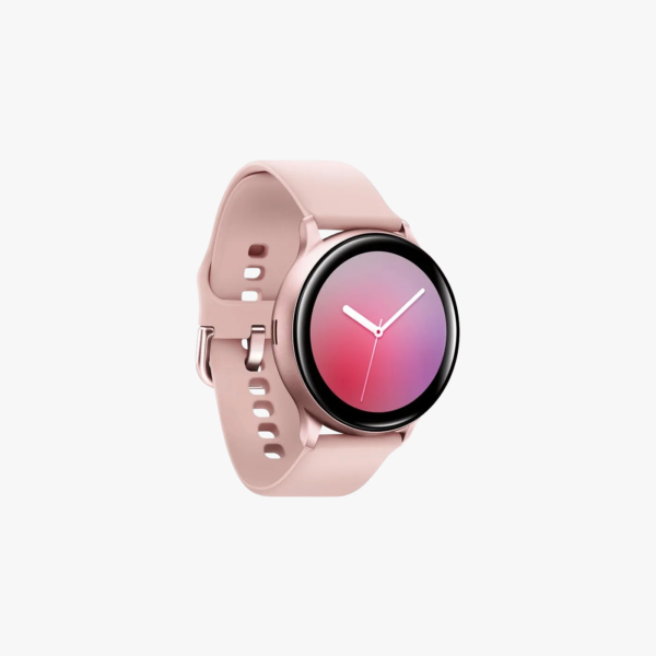 Leather Strap Watch in Pink
