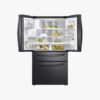 French Door Refrigerator with Freezer in Black