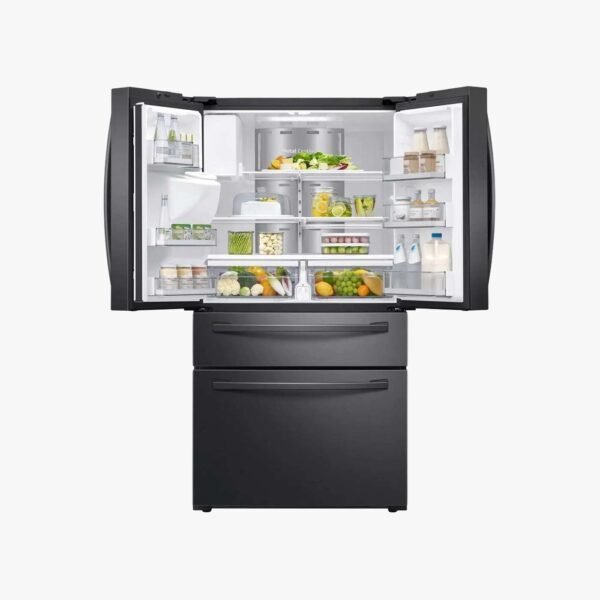 French Door Refrigerator with Freezer in Black